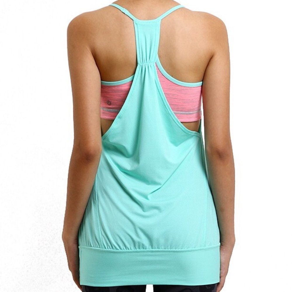 NWT Lululemon No Limits Tank built in bra sz 8